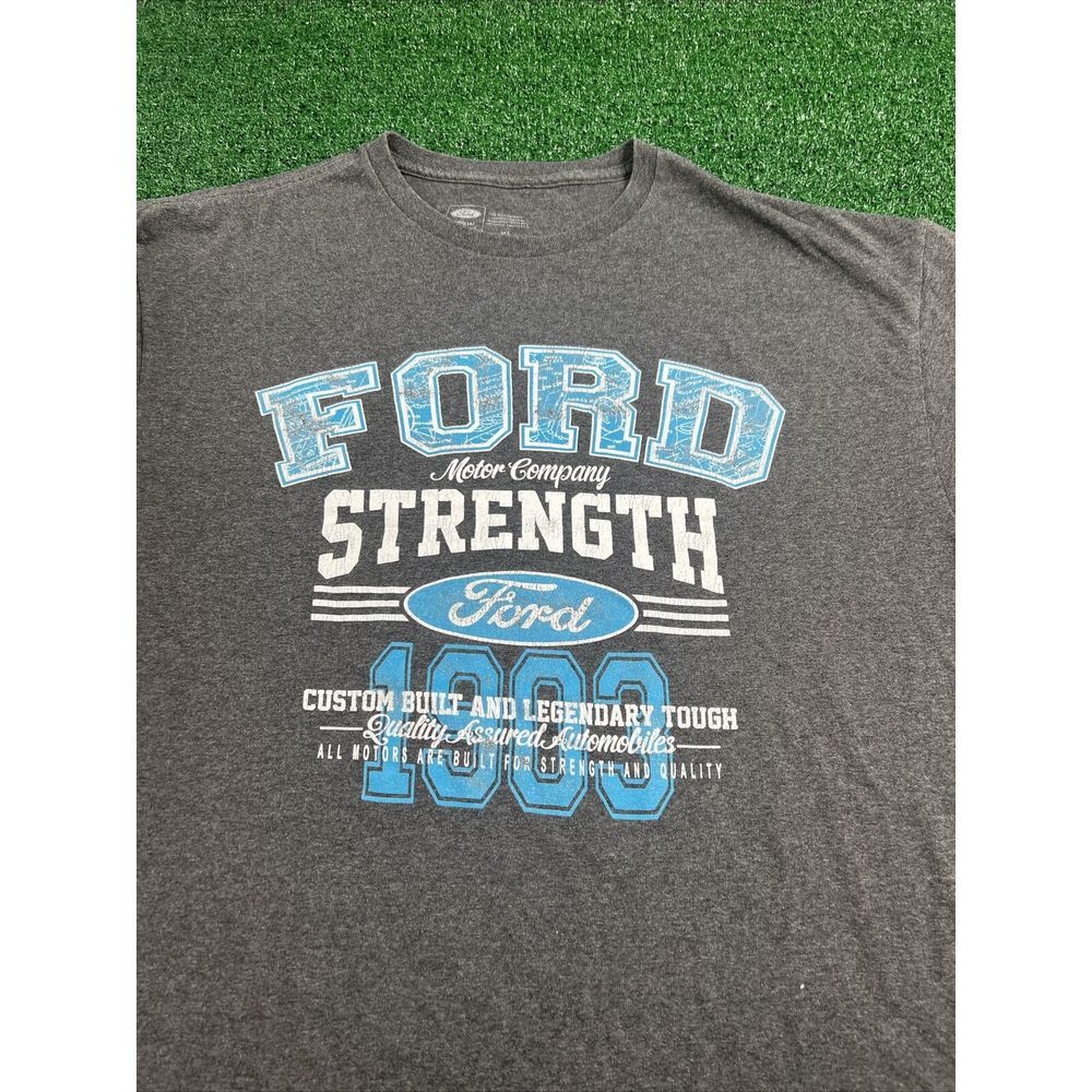 Ford Motor Company Strength 1903 T-Shirt Gray Size XL Short Sleeve‎